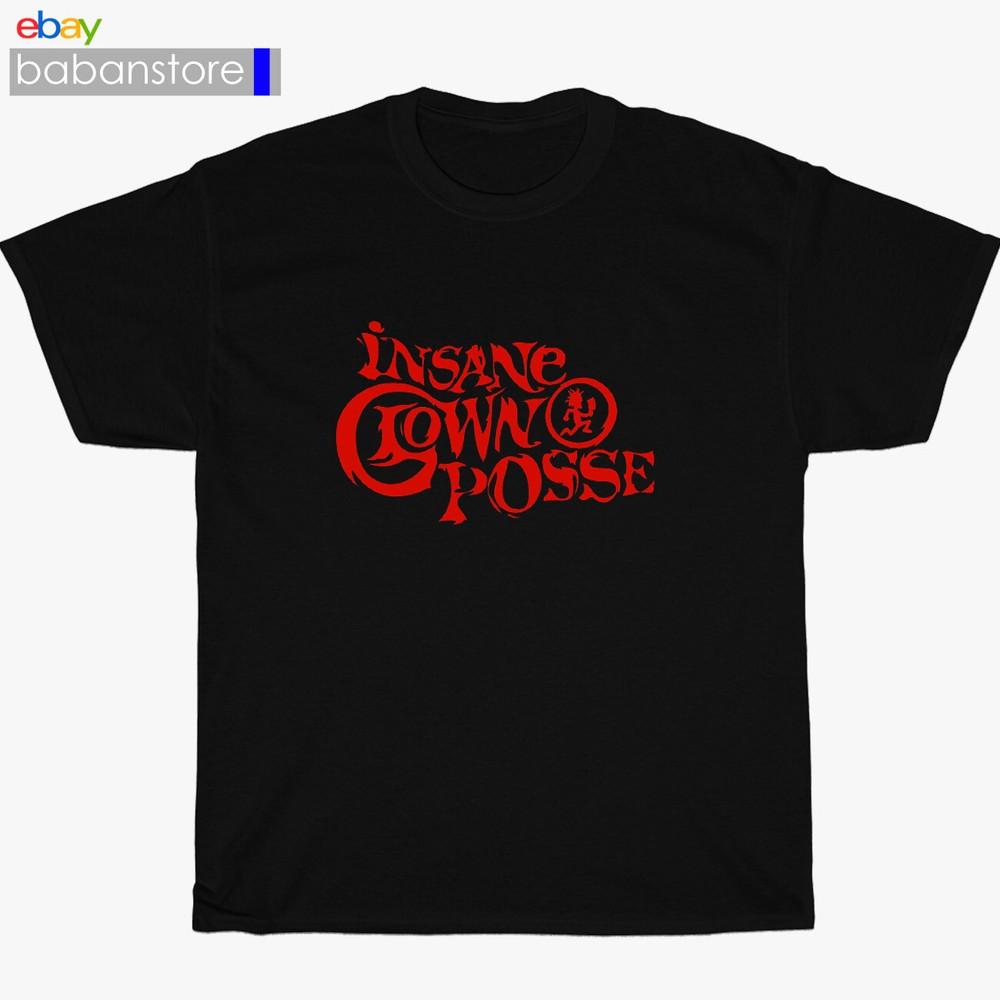 

New ICP Insane Clown Posse Logo Black/White/Gr wbr/ ey/Navy TShirt Size S5XL Unisex T-Shirt XXL