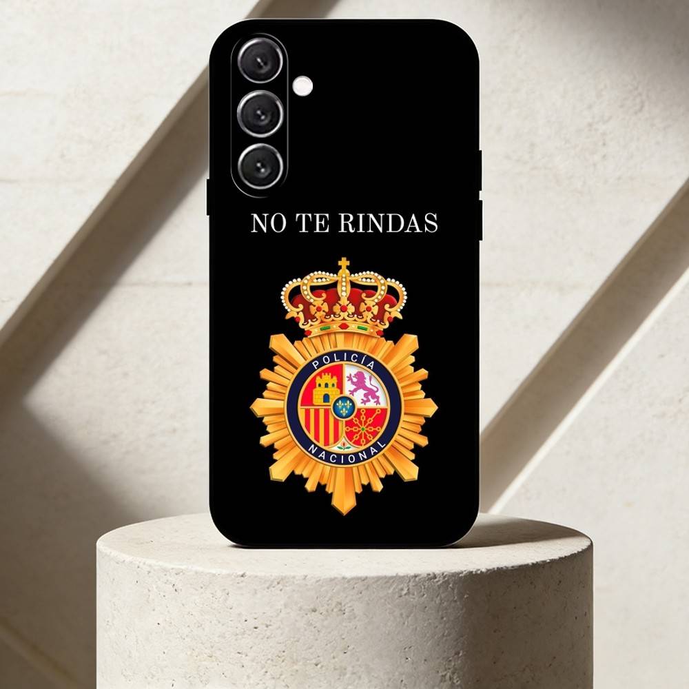 S-Spanish flag Phone Case For Samsung Galaxy A13,21s,22,31,32,52,53,71,72,73,Soft Black Cover