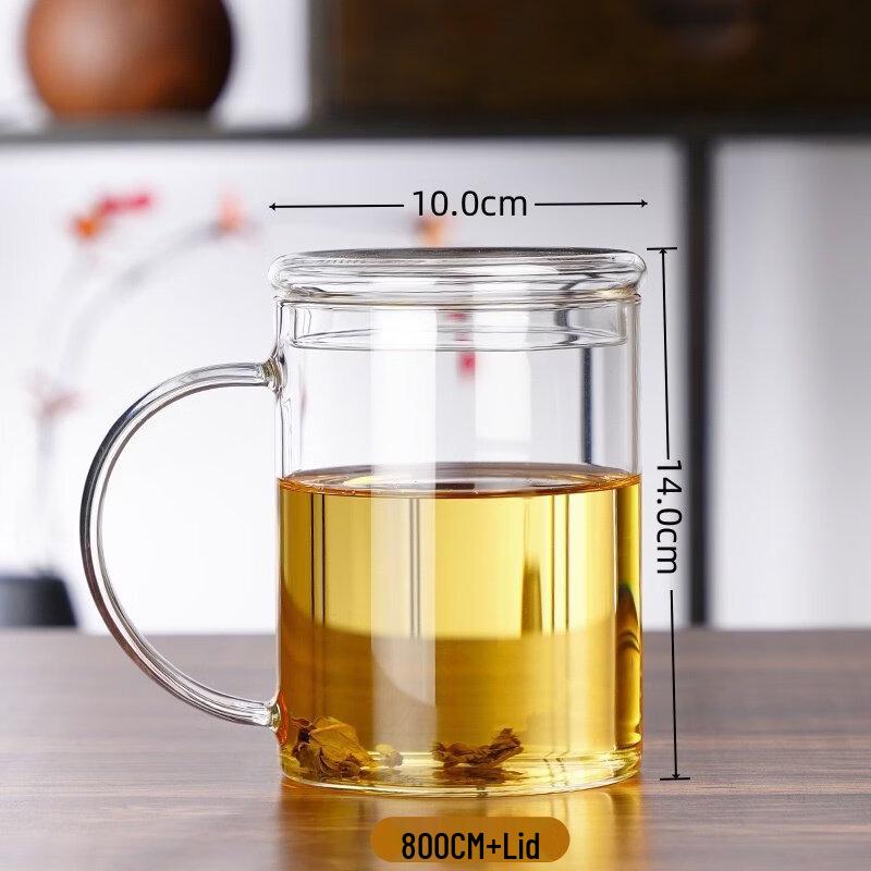 ZISIZ High Borosilicate Heat-Resistant Glass Cup