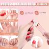 Multiple Gears Electric Nail Polish Drill Machine With Light Portable With Battery Electric Manicure Art Tools For Gel Remover