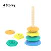 Tower Rainbow Rotating Children Early Education Educational Plastic Toys Gifts