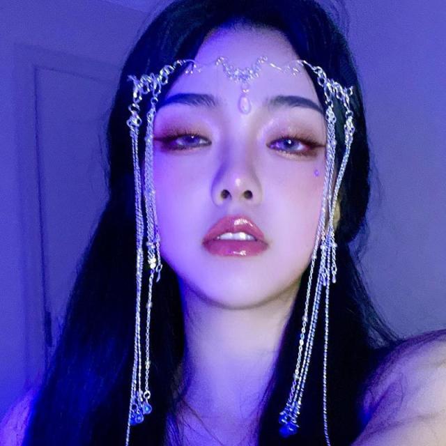 

Роскошные романтические свадебные стразы с бахромой, цепочка на лоб, блестящие кристаллы, рождественский головной убор, свадебные аксессуары, ювелирные изделия, подарки