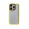Macaron three-in-one suitable for Apple 16promax contrasting color transparent mobile phone case Apple 11 simple protective case