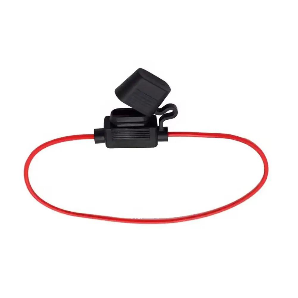Automobile Fuse Holder 12V 32V Mini Small Medium Auto Secure Fuse Car 12AWG Accessories Fuse 27cm Seal Holder A9S4