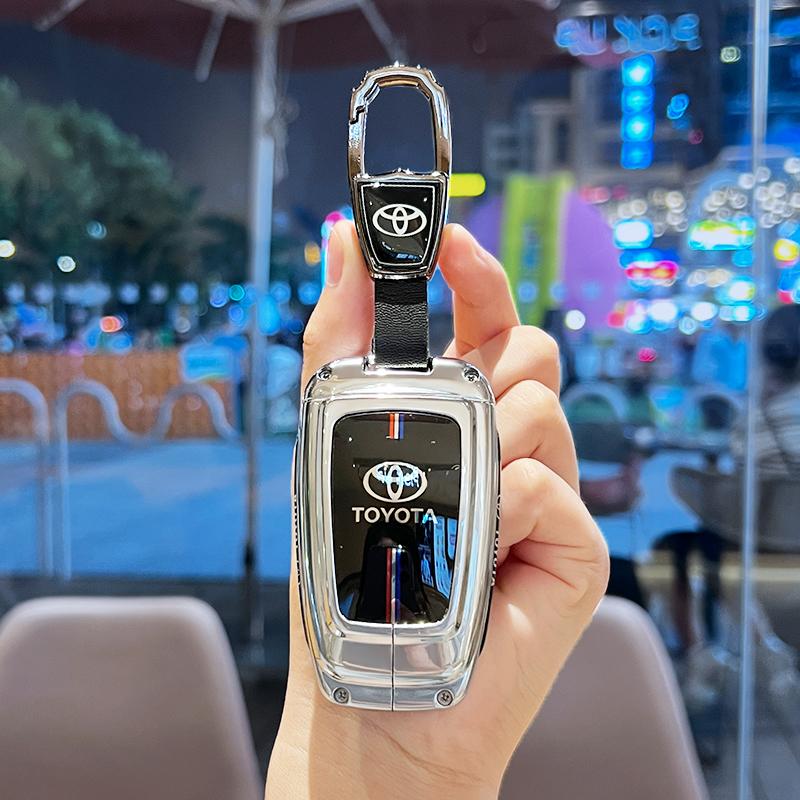 AACL1 Graffiti Car Key Case Cover For Toyota Corolla Land Cruiser Prado Crown Yaris Sienna Alphard Cross Hilux Fortuner Camry