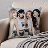 GirlGroup Kpop KKISS OF LLIFE Cushion Cover Pillowcase Antidustmite Invisible Zipper Short Plush Sofa Cushion