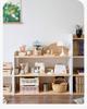 Korean Style Wooden Bookcase & Toy Storage Rack for Children's Room