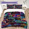 1PC Game Theme Bedding Quilt Set Quilt Cover Pillowcase Home Decoration Birthday Gift (1 * duvet cover + 2 * pillowcase, without core)A5