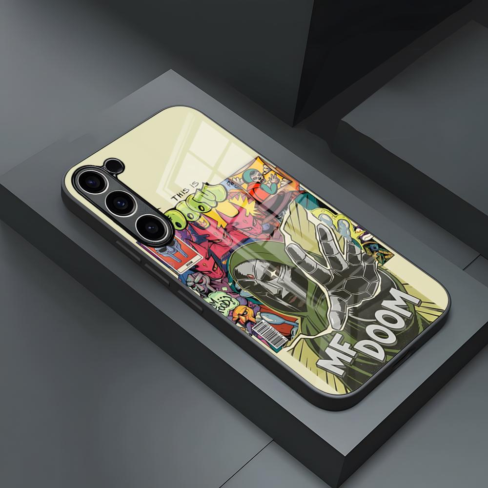 M-MF Rapper D-DOOM Phone Case For S23 Samsung S26 S24 S25 Ultra S22 S20 Fe S21 Plus A54 A34 A53 A16 Glass Cover