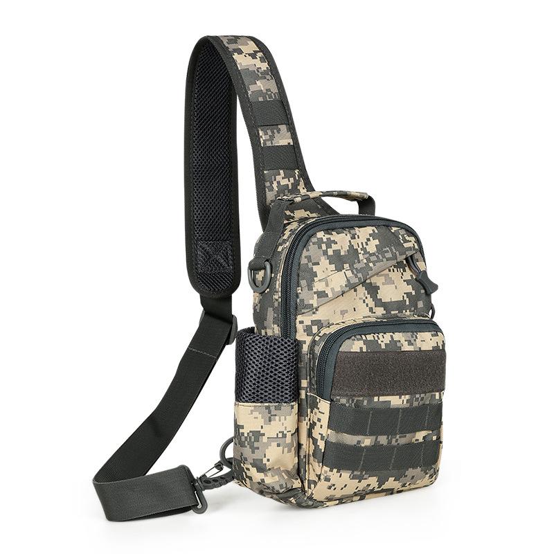 

Камуфляжна нагрудна сумка кросбоді: Унісекс Багатофункціональний Рюкзак для Активного Відпочинку для Подорожей, Велоспорту та Іншого