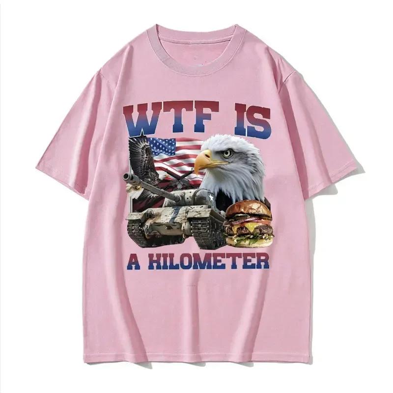 Kilometer Funny Meme Graphic T Shirt Women Fashion Retro Female T-shirts Casual Short Sleeve T-shirt