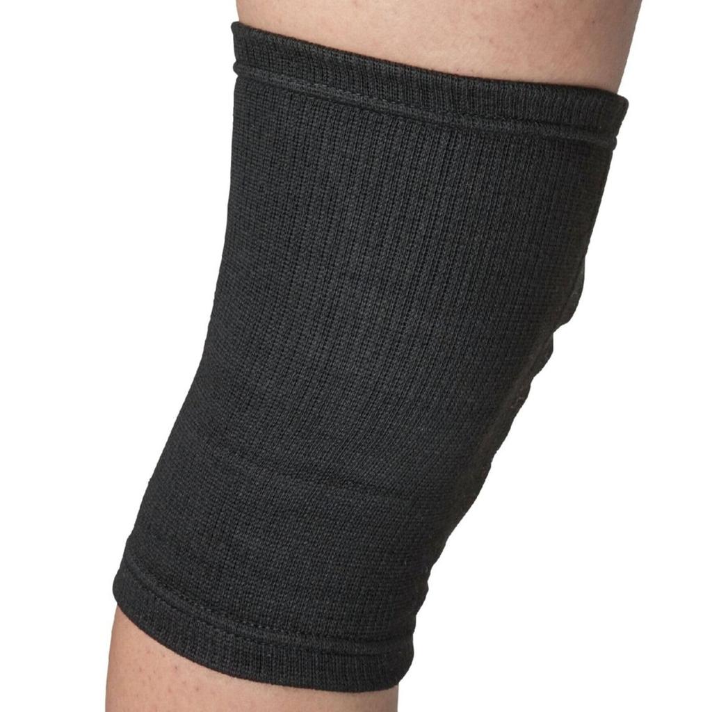 Mizuno Volleyball Knee Supporter (with Pad, Unisex) V2MYA002 Black X Gold 1 Piece