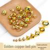 Golden Copper Handmade Small Bells - Jewelry & Pet Accessories, Christmas Decorations, DIY Materials