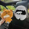 Cute Cartoon Car Tissue Box Creative Short Plush Tissue Box for Car Armrest Box Car Seat Tissue Box Car Decorations Accessories