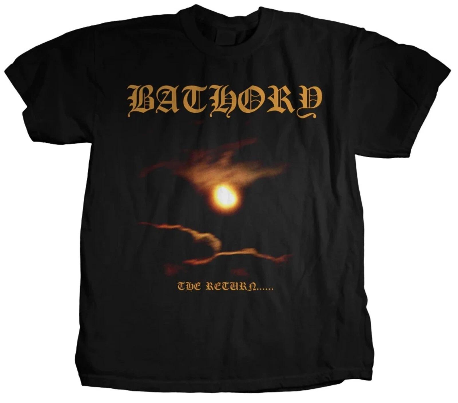 BATHORY cd cvr THE RETURN 1985 Official SHIRT XXL New blood fire death quorthon M