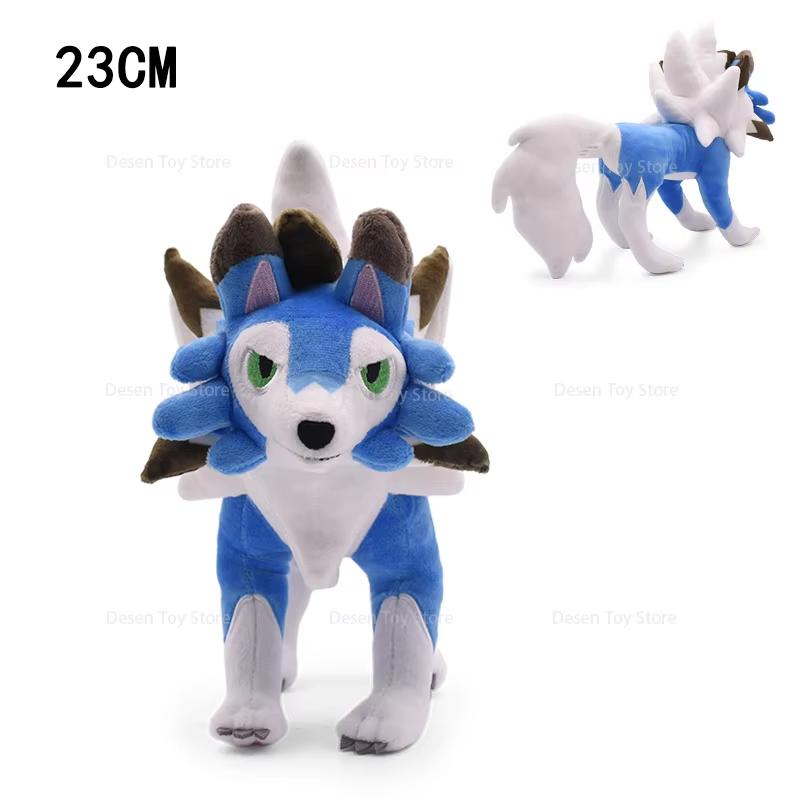 16 Styles Pokemon Plush Wartortle Charmander Manectric Lycanroc Greninja Steelix Lugia Shiny Zeraora Crocalor Stuffed Toys Gifts