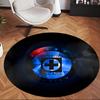 Cruz Azul (5) Round Office Rug Decorative Floor Rug for Office Bedroom Living Room and Home Space