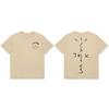 24S grenzüberschreitende Trendmarke Travis Scott Utopia Joint-Album geometrisches Graffiti kurzärmeliges T-Shirt Herren und Damen halblang