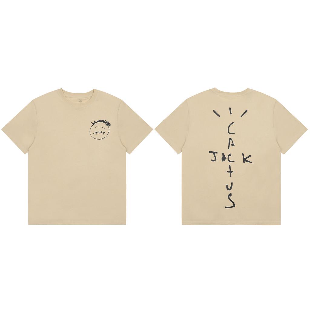 24S grenzüberschreitende Trendmarke Travis Scott Utopia Joint-Album geometrisches Graffiti kurzärmeliges T-Shirt Herren und Damen halblang