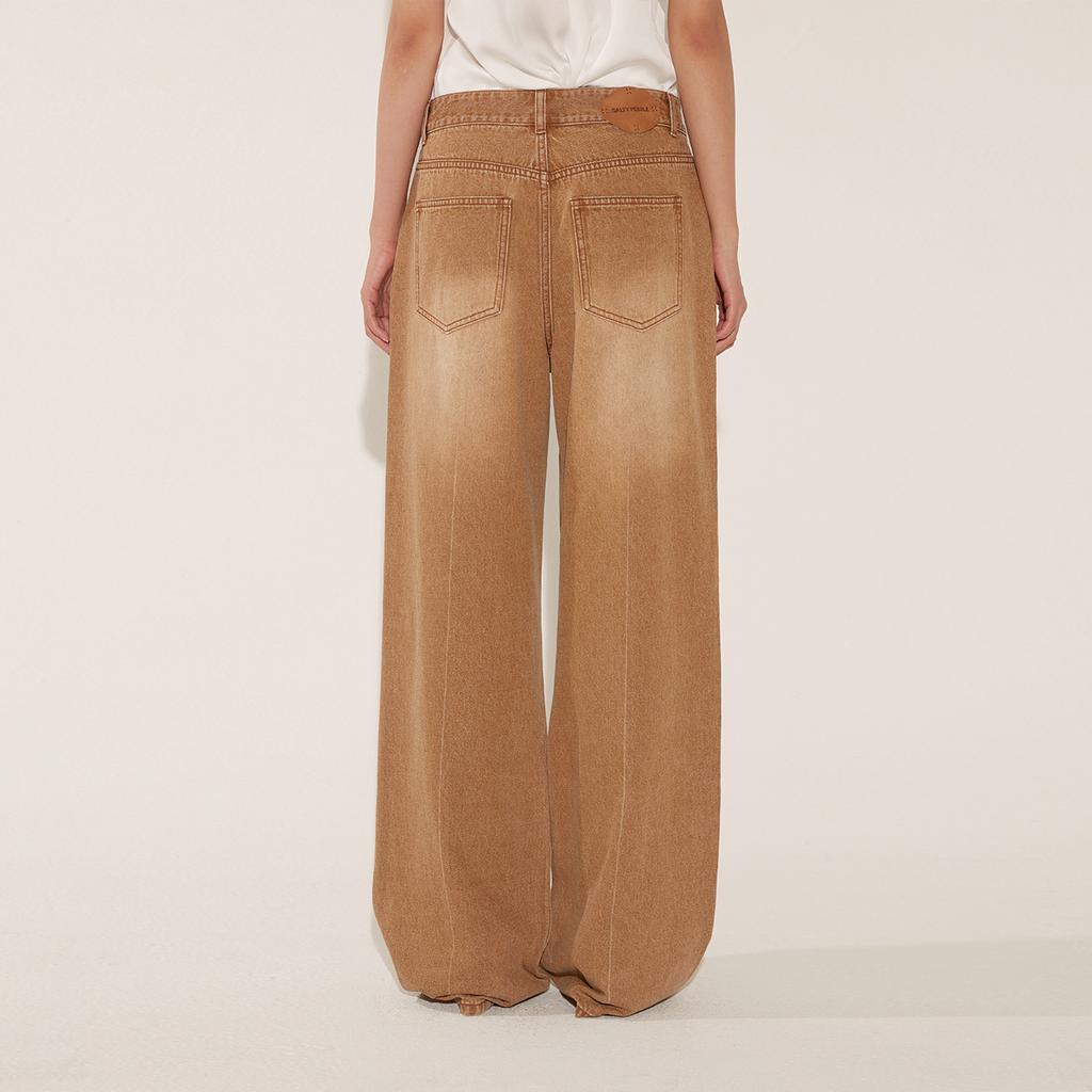 Soltipebeul Color Dyeing Jean [Brown]