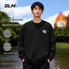 GLM Men's Fleece Lined Round Neck Pullover Sweatshirt