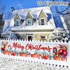 Christmas Outdoor Banner Flag Merry Christmas Decoration for Home 2026 Xmas Ornament Navidad Natal Noel Gift Happy New Year 2026