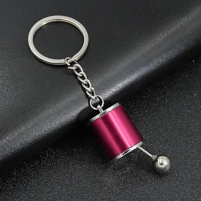 Creative Metal Mini Auto Parts Car Wheel Keychain Body Kit Enthusiast Keyring Accessories Key Ring Chain for Men Woman Gift