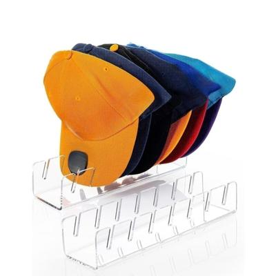 Space Saving Hat Display Stand Showcase Your Caps Hat Organizer Acrylic Hat Display Rack Easy Cleaning Baseball Hat Rack