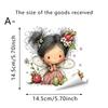 Cartoon Fruit Flower Fairy Switch Wall Sticker Creative Socket Decor for Kids Room Bedroom Living Room Home Decor