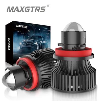 2pcs Automotive H7 H11 H8 HB3 HB4 Bulb 9005 9006 Laser Headlight Mini Projector Lens Light Auto Fog LED