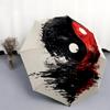 Yin-Yang Symbol  Pattern, Automatic Folding Umbrella, Portable and Foldable Design, 8 Ribs, a Christmas or Birthday Gift.