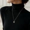 Leaf Necklace Female Niche Design Retro French Lamp Luxury Temperament Clavicle Chain Necklace Premium Durable
