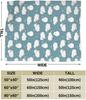 Perinsto Cute Sheep Throw Blanket Ultra Soft Warm All Season Cartoon Animals Decorative Fleece Blankets For Bed Chair Car Sofa C