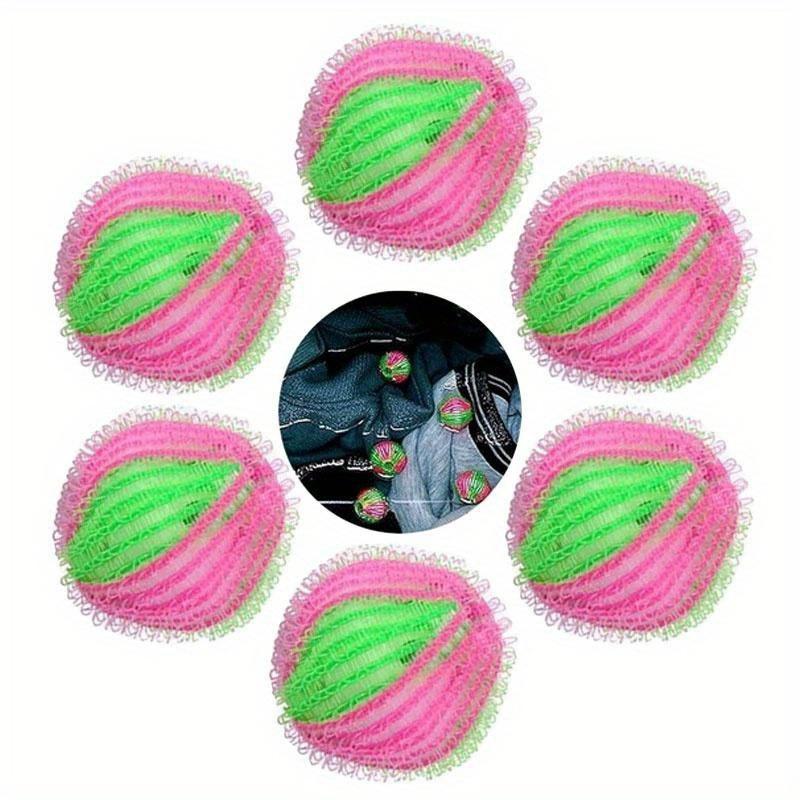 6pcs Washing Machine Hair Remover Laundry Ball Fluff Cleaning Lint Fuzz Grab