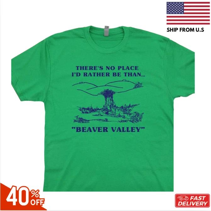 Funny T  Shirt Beaver Valley Offensive Saying Novelty Sex Dirty Crude Rude Mens ! S