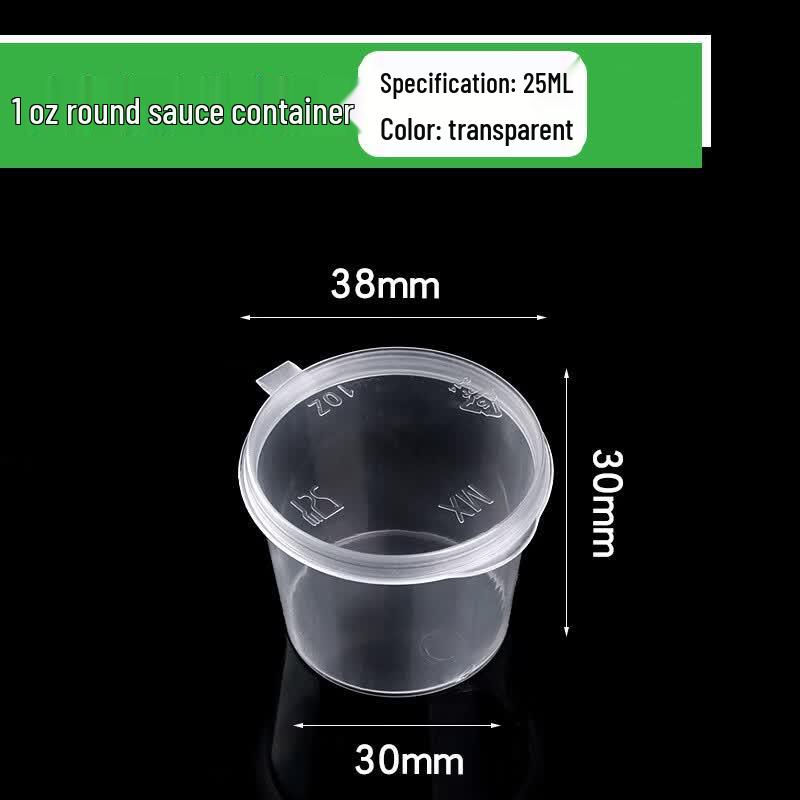 Disposable Condiment Cups with Lids