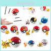 Pokemon Poke Piłka Elf Figurka Model Zabawka Pikachu Charmander Litten Rockruff Gra Anime Figurka