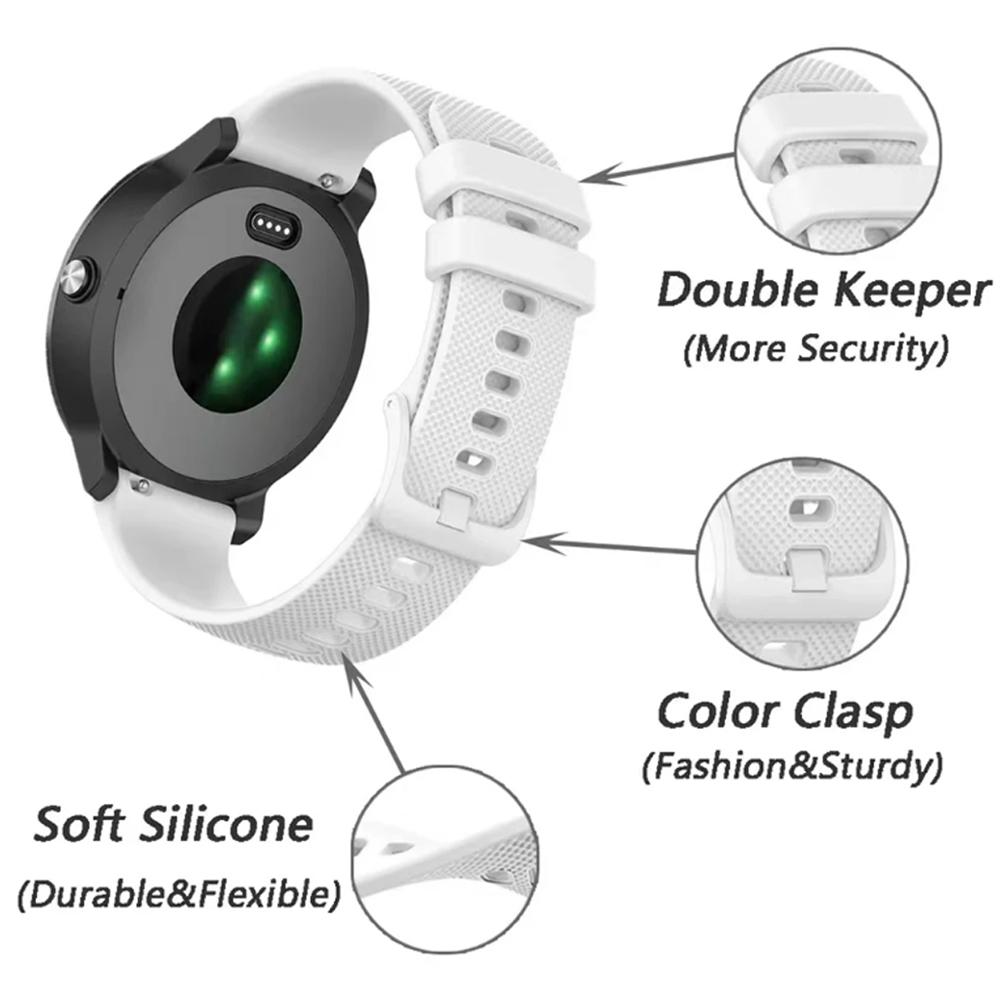 20/22mm Silicone Soft Strap For COLMI P86 P82 M42 C81 V76 I31 I28 Ultra Replace Watchband For COROS PACE Pro 3 2 Sports Bracelet