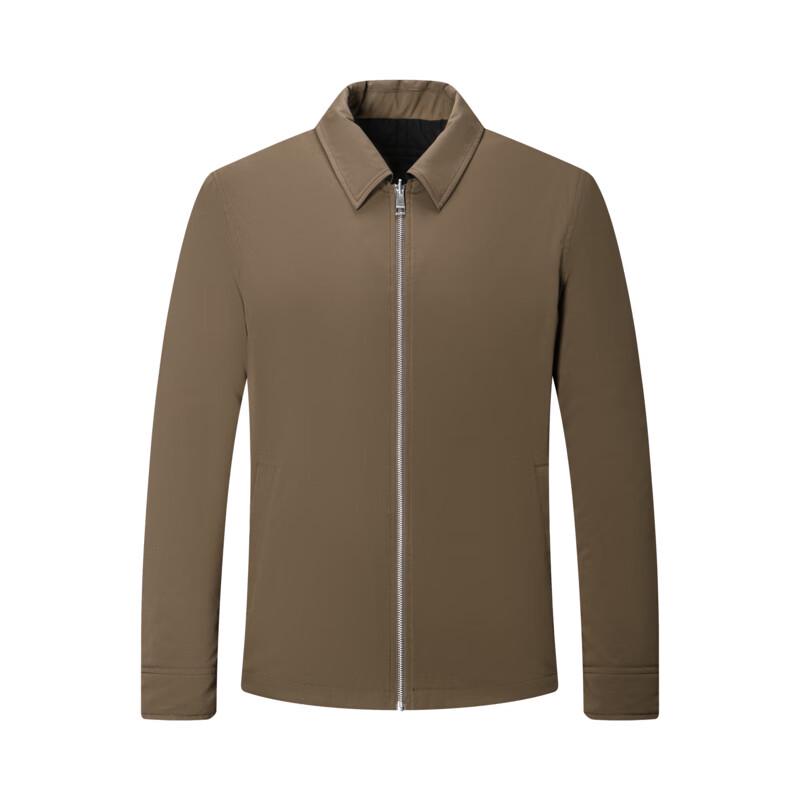 SEPTWOLVES Men's Reversible Quilted Lapel Jacket