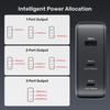 UNITEK Chargeur secteur USB-C / USB-A PD 3.1 GaN 140 Watts - Noir