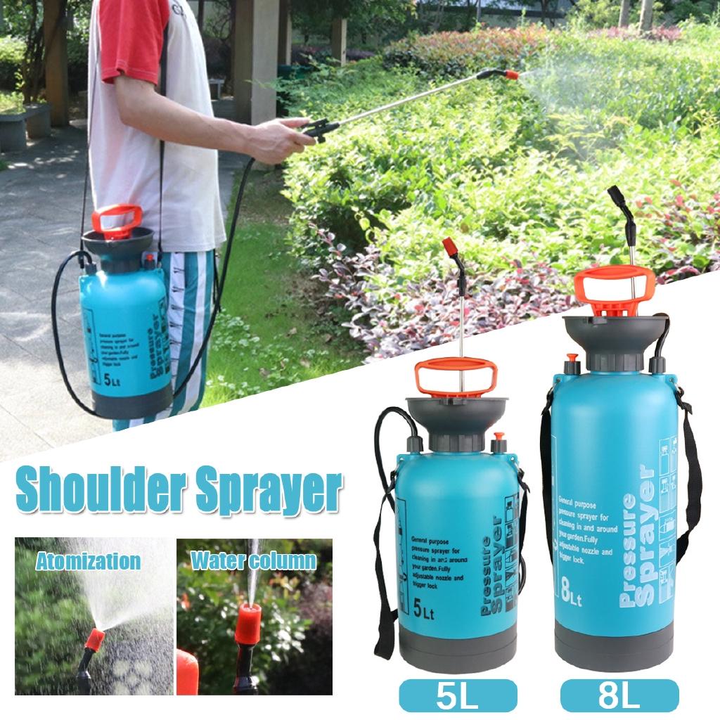 5L 8L Air Pressure Garden Sprayer with Shoulder Strap for Agricultural Gardening Tool Pressure Sprayer Garden Supplies