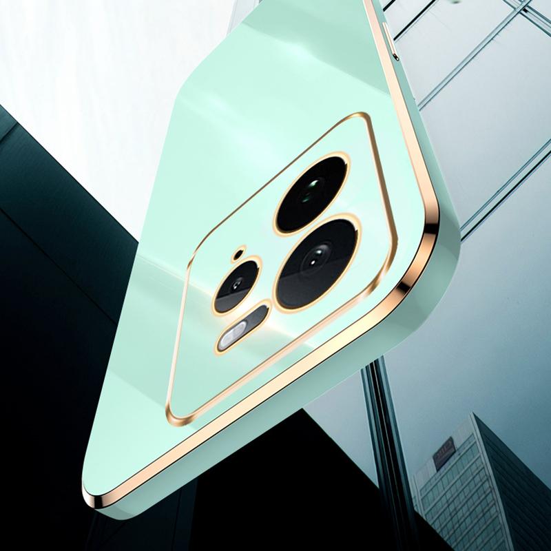 XINLI For Realme GT 7 Pro 5G Case TPU Phone Cover with Electroplating Frame