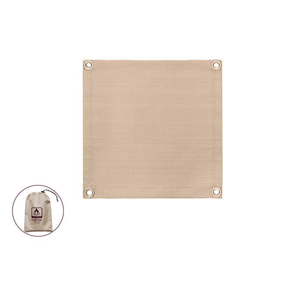 

1pcs Outdoor Picnic Barbecue Fireproof Cloth High Temperature Resistant Glass Fiber Flame-retardant Cloth Insulation Mat