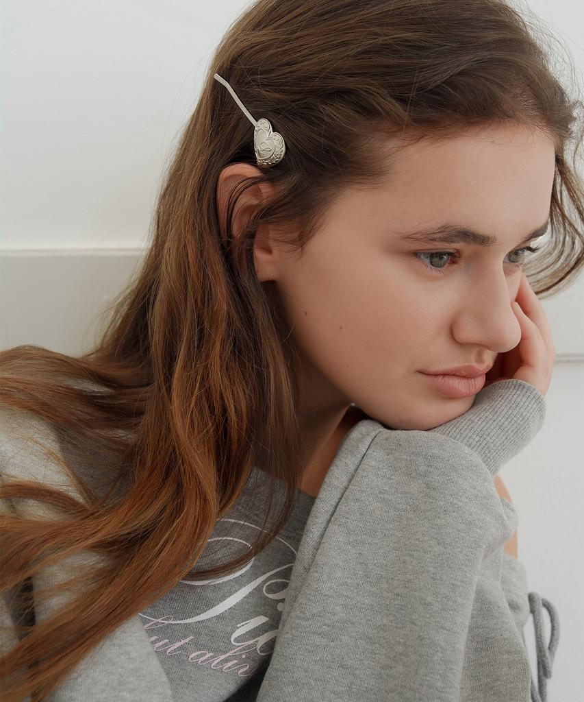 Lettera Lettera Heart Hair Pin