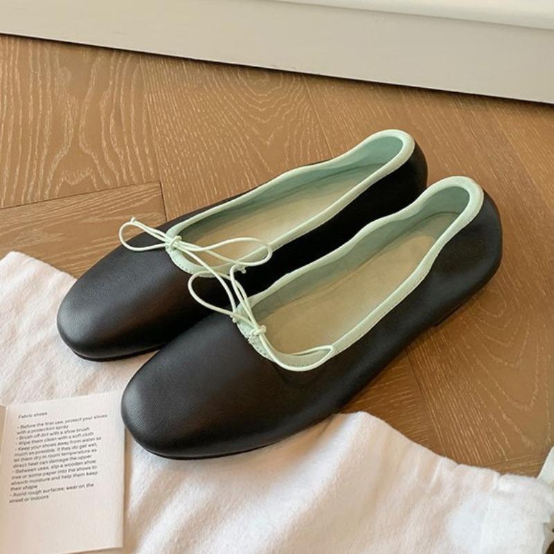Soft-soled Flat-bottomed Shallow-mouthed Ballet Shoes, Single Shoes for Women Devotion