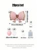 29pcs Large Decorative Balloons with Pink Bows Suitable for Wedding Decoration Birthdays and Pink Themed Parties Decor Supplies
