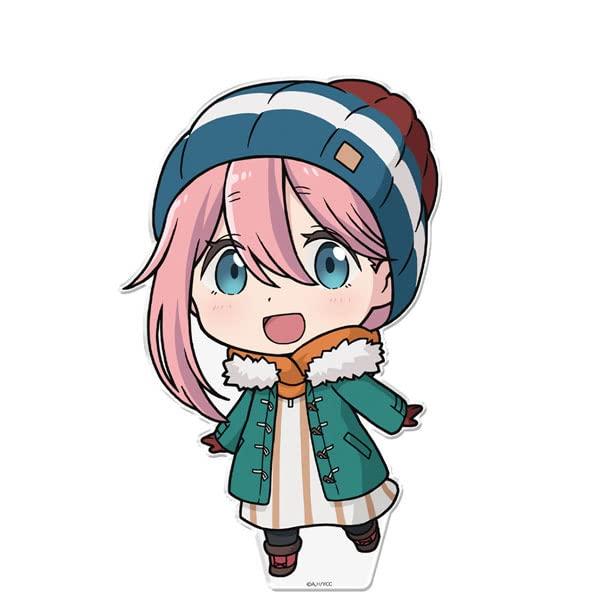 "Laid-Back Camp" Movie: Deka Puni Colle Acrylic Figure: Nadeshiko Kagamihara: Lake Hamana Uniform Ver.