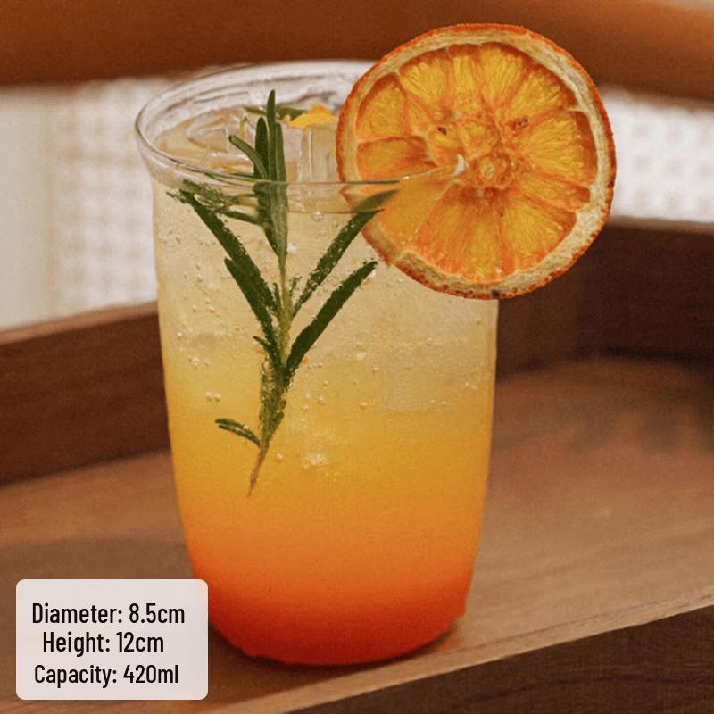 Trendy Ins-Style Glass Beverage Cup
