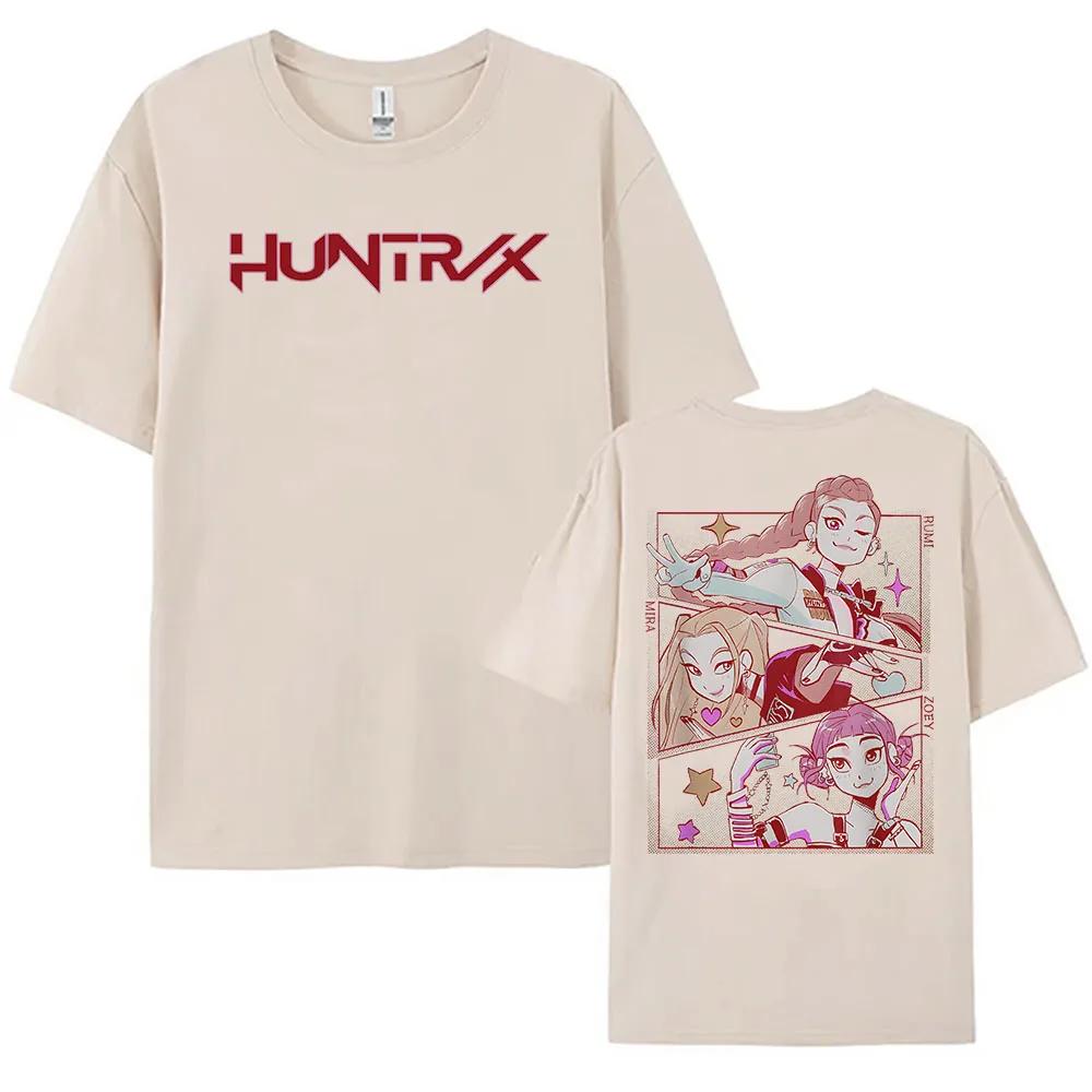 Women s T-shirt KPop Devil Hunter Huntrix Summer Loose Men s and Women s Street Wear Hip Hop Fashion T-shirt Movie Pattern Printed T-shirt XS 1000₽