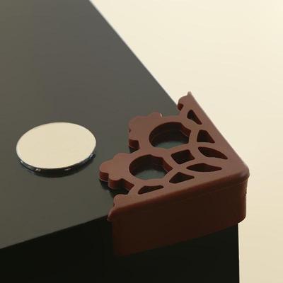 4Pcs/lot Silicone Hollow Out Flower Pattern Soft for Corner Protector Table Desk Safety Edge Guard Cover